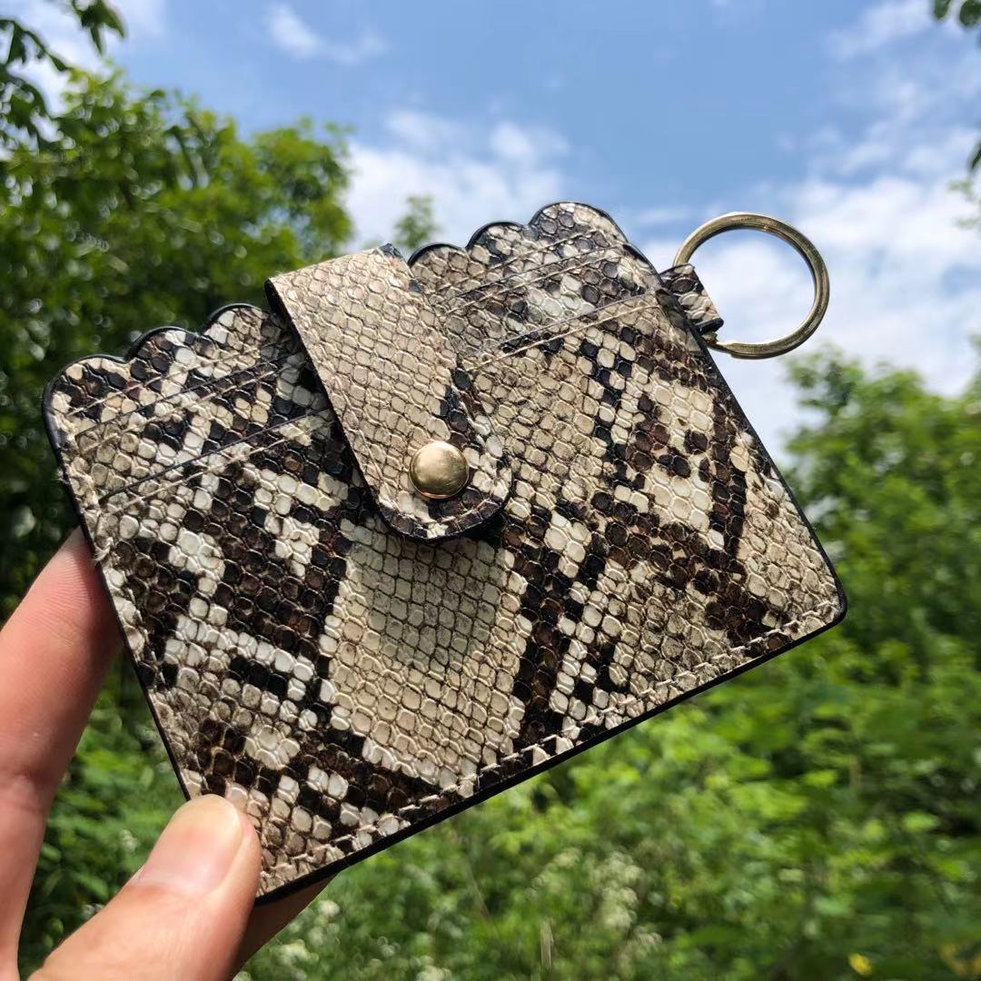 Venta al por mayor Llavero del titular de la tarjeta de la PU